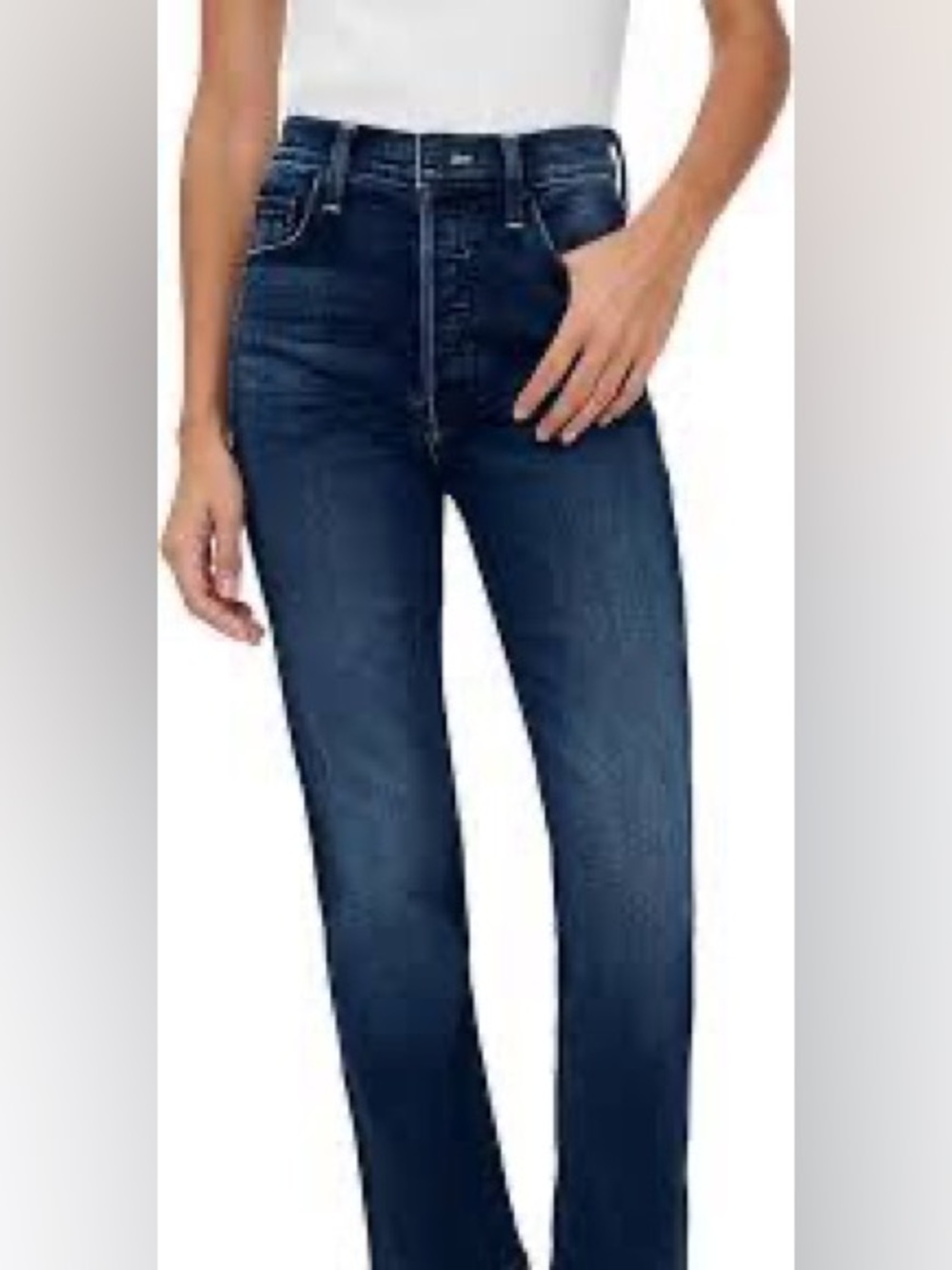 MOTHER The Tripper Ankle Jeans 34 Catch Me If You Can Dark Wash Flare 70s Boho